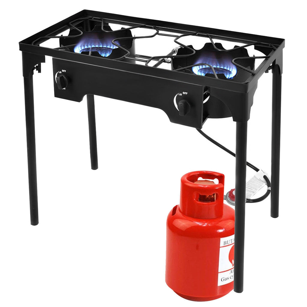 150000 BTU Dual Burner Outdoor Stove Grill