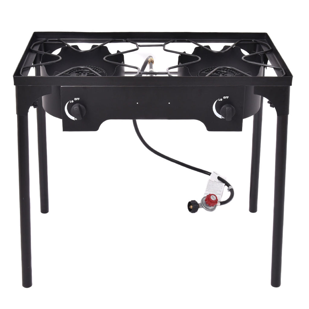 150000 BTU Dual Burner Outdoor Stove Grill