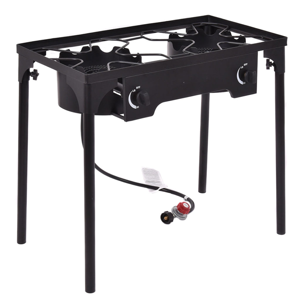 150000 BTU Dual Burner Outdoor Stove Grill