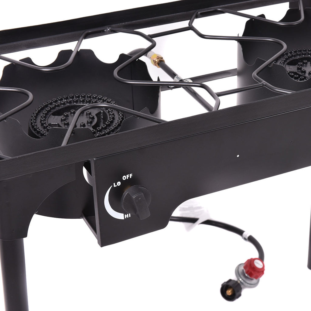 150000 BTU Dual Burner Outdoor Stove Grill