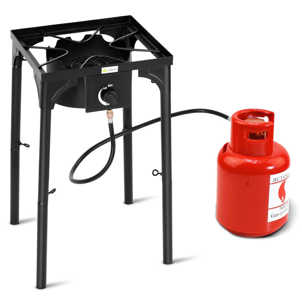 100000 BTU Portable Propane Outdoor Camp Stove with Adjustable Legs