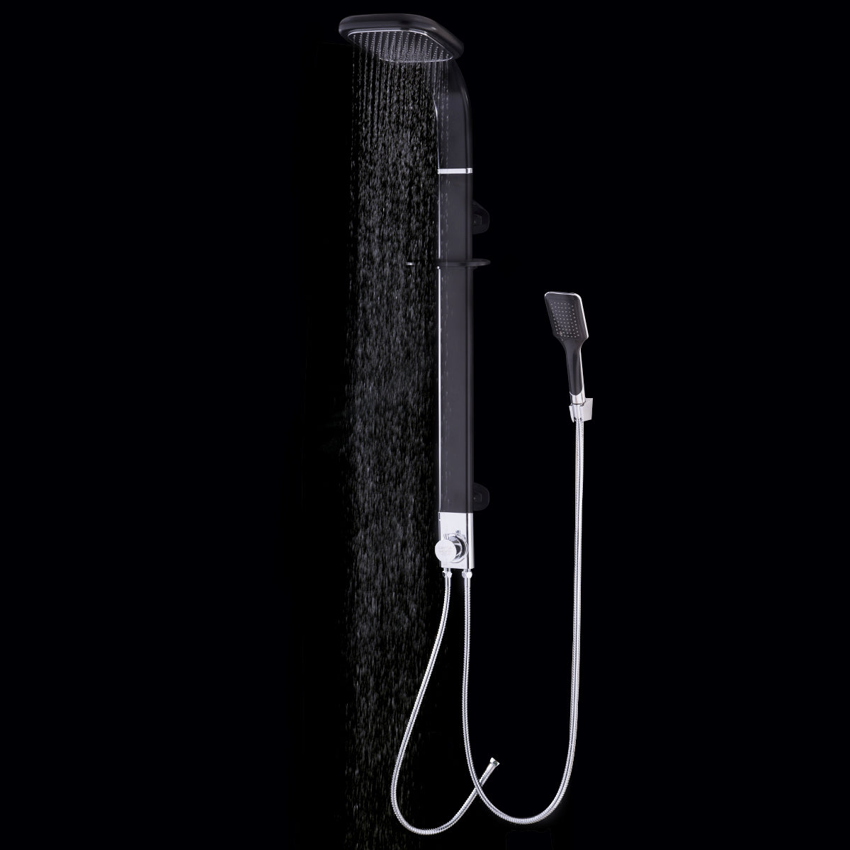 43" Aluminum Alloy Shower Panel System with Head & Hand Shower