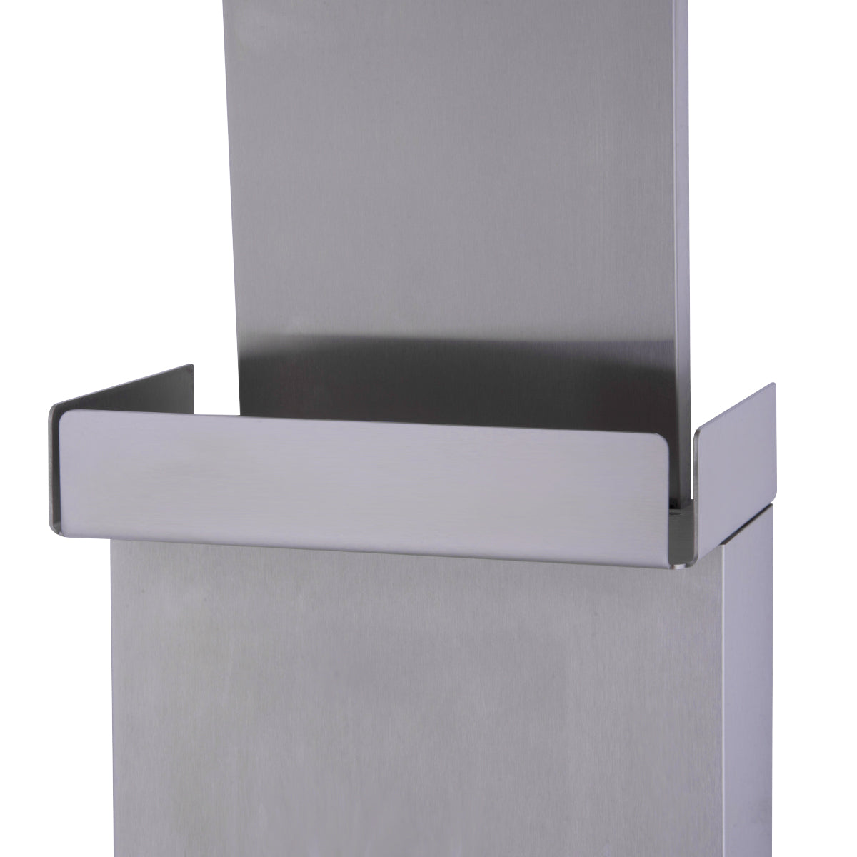 59” Stainless Steel Shower Panel with Massage Jets and Hand