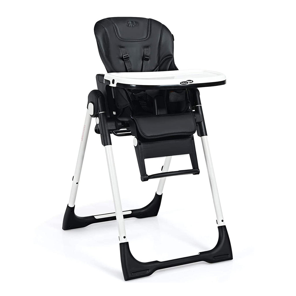 Costway 4-in-1 Baby High Chair Booster Seat Black with Adjustable Height & Recline