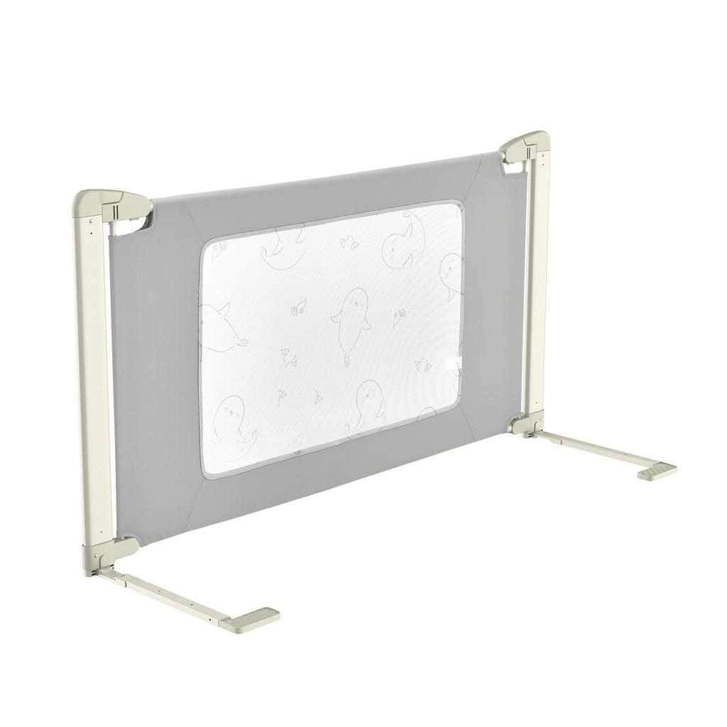 Toddler Bed Rail Guard - Adjustable Height with Safety Lock, S Variation