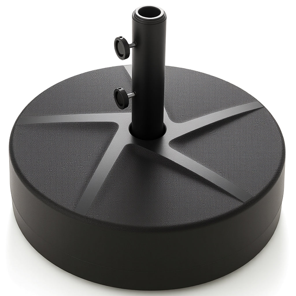 Patio Umbrella Base 88LBS Capacity Water and Sand Fillable Market