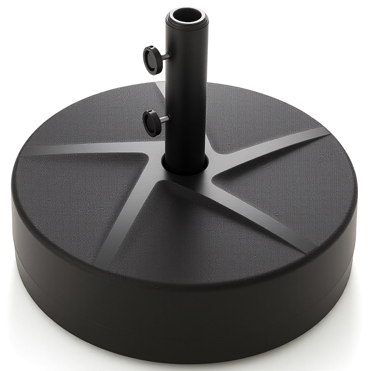 Patio Umbrella Base 88LBS Capacity Water and Sand Fillable Market