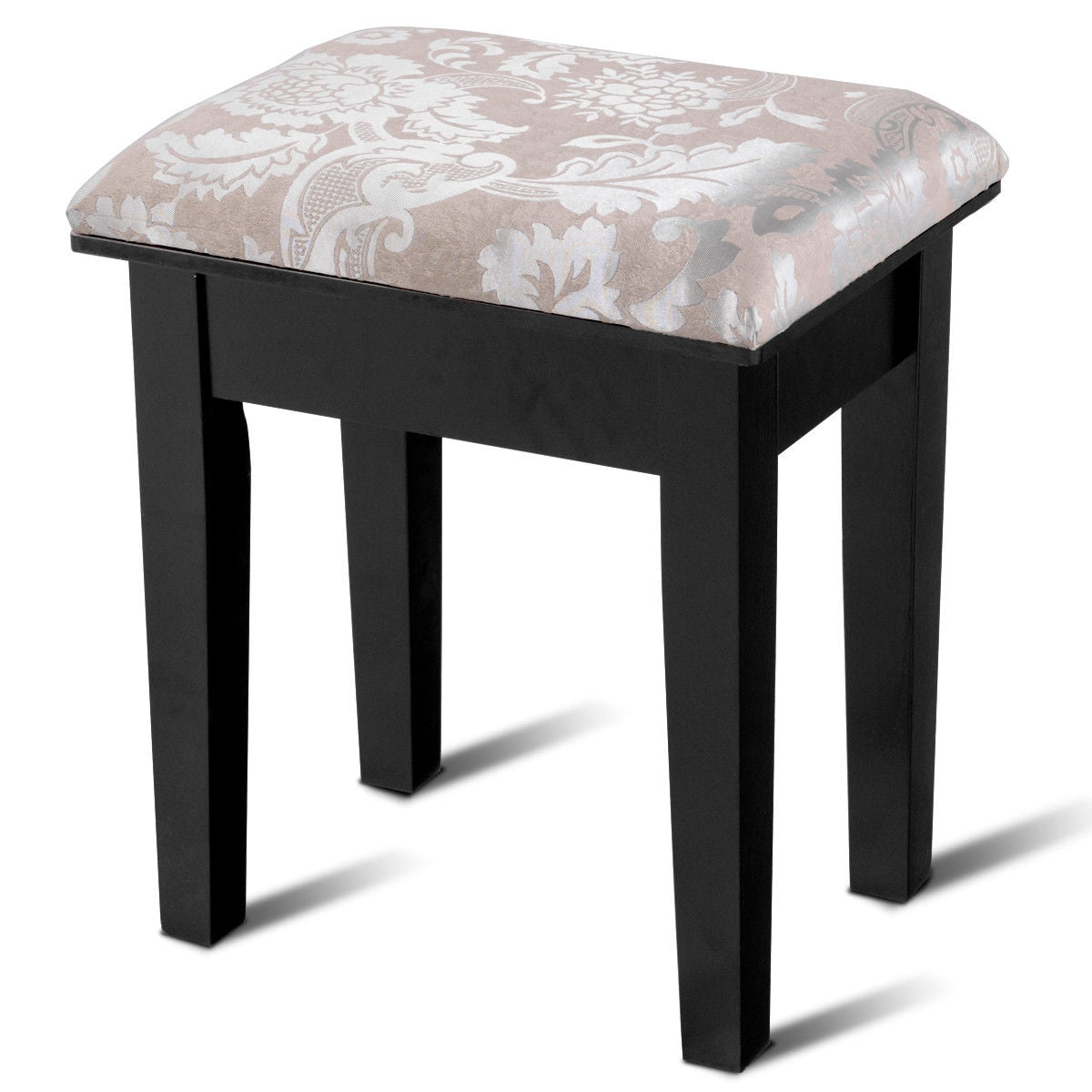 Dressing Table with Large Makeup Mirror & Stool
