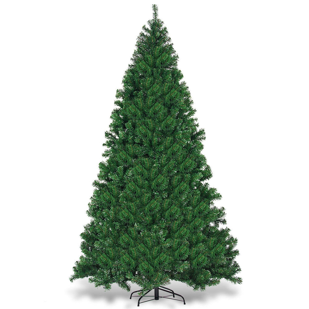 9 Feet Pre-Lit PVC Artificial Christmas Tree with 700 LED Lights - 9 Ft with LED Light