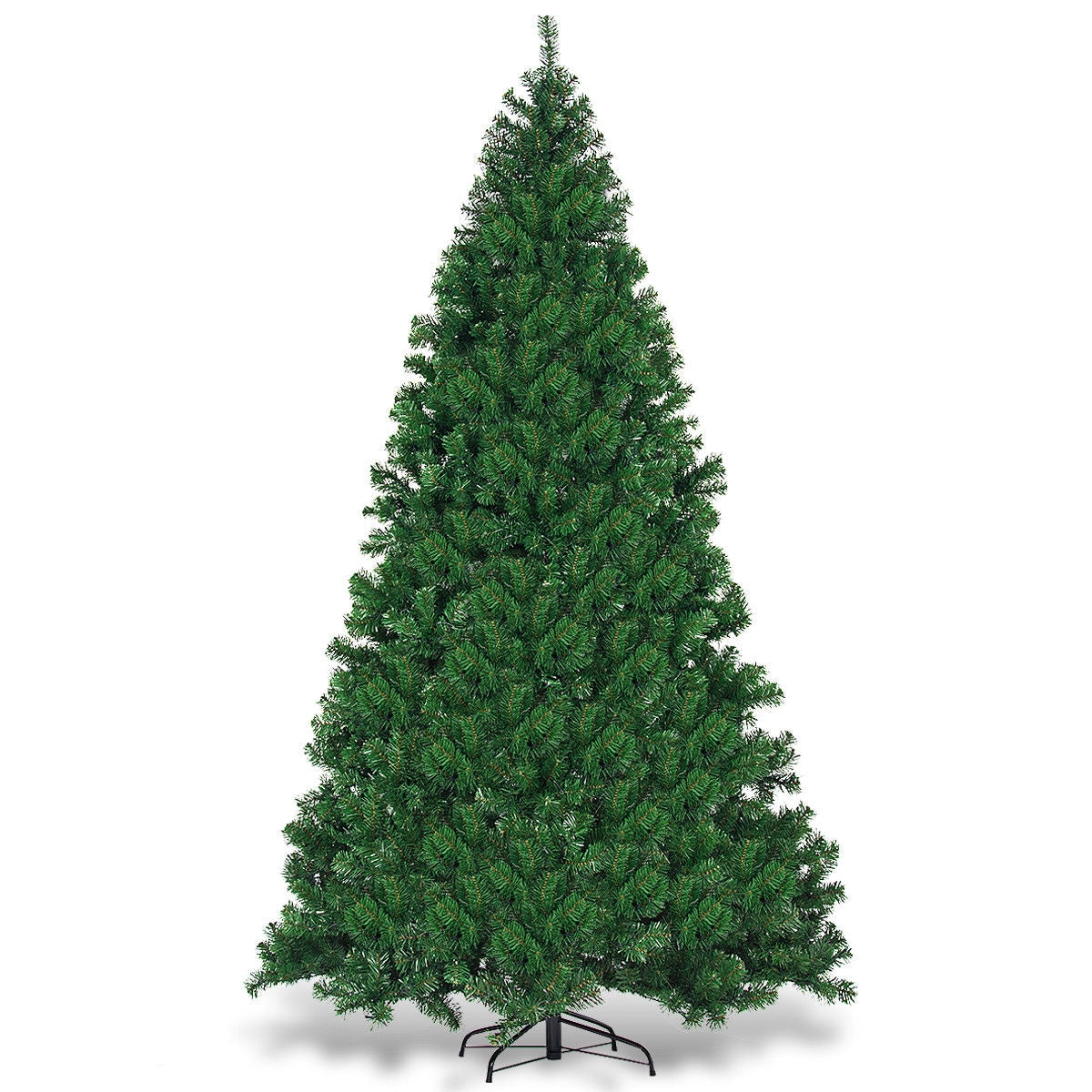 9 Feet Pre-Lit PVC Artificial Christmas Tree with 700 LED Lights - 9 Ft with LED Light