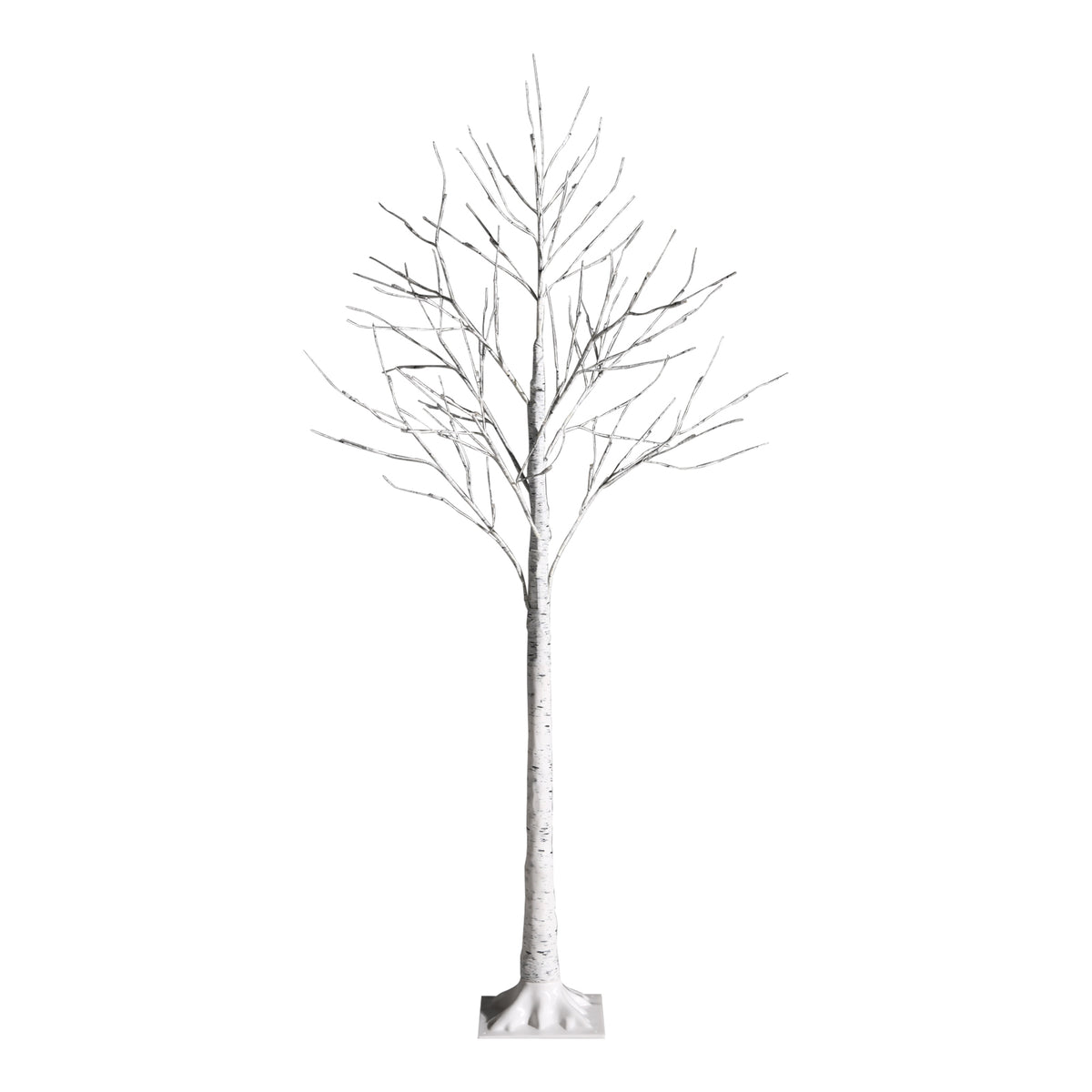 5 Feet Pre-lit Birch Tree with 72 LED Lights Indoor Christmas Decoration