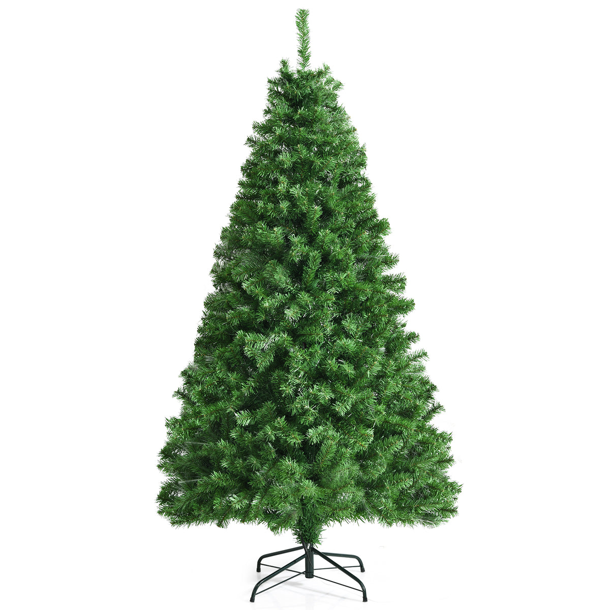 Pre-lit Fiber Optic Artificial Christmas Tree - 6 Feet, Full Branch Tips