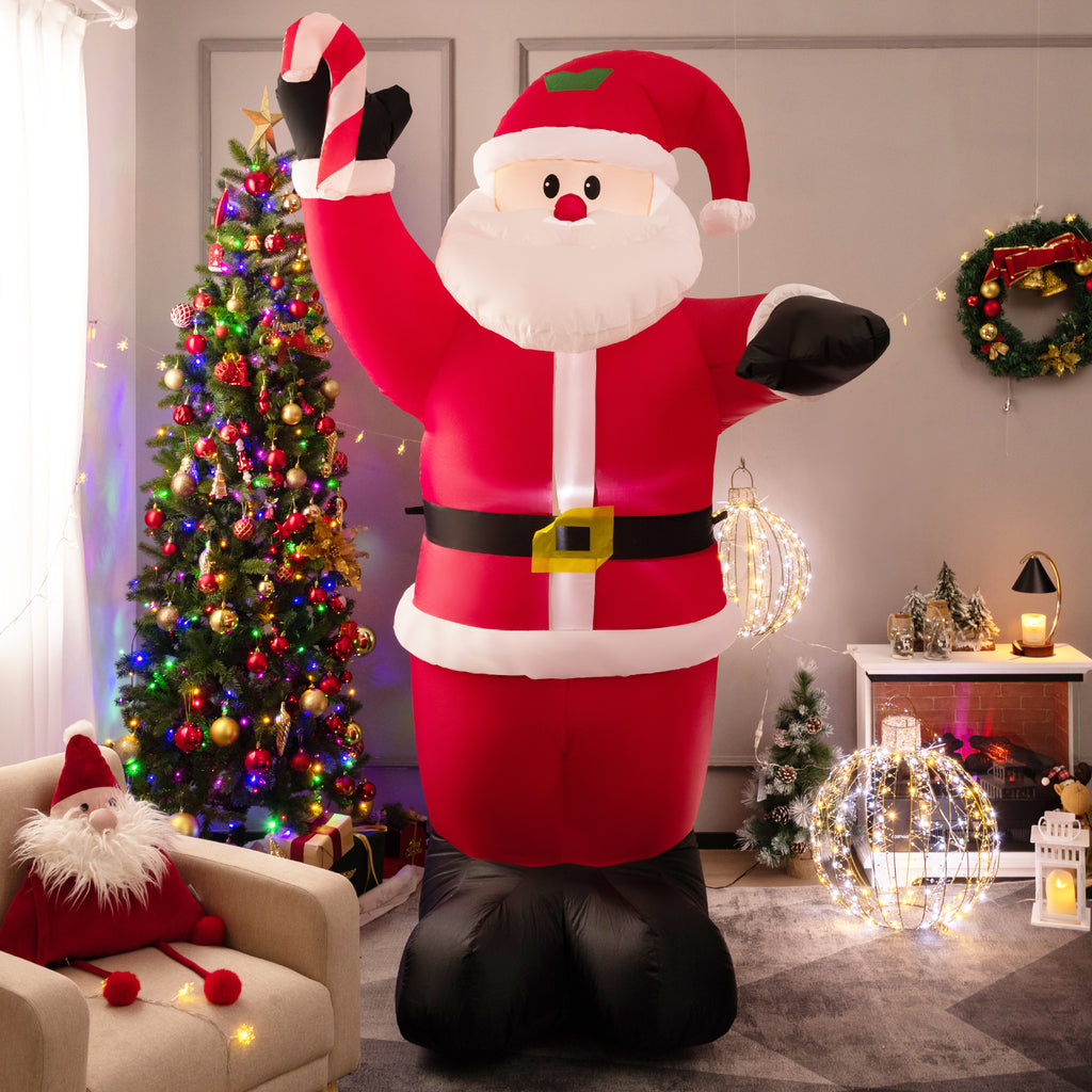 Inflatable Santa Claus Decoration with Waving Style - 8ft Outdoor Xmas Yard Decor