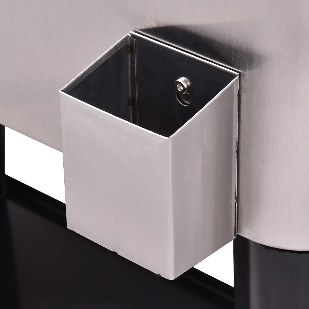 80 Quart Rolling Stainless Steel Beverage Cooler