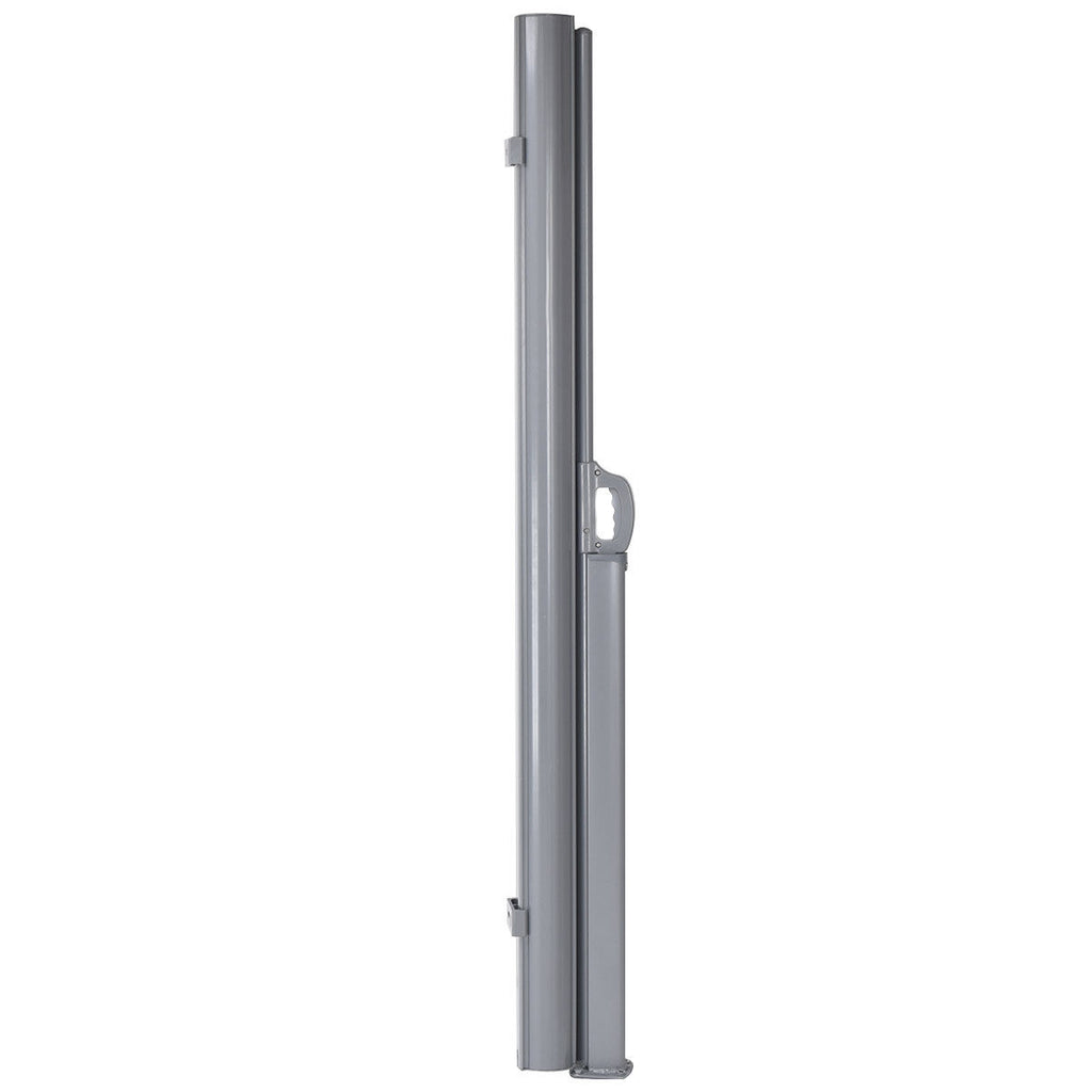 118.5 x 63 Inch Patio Retractable Folding Side Awning Screen Privacy