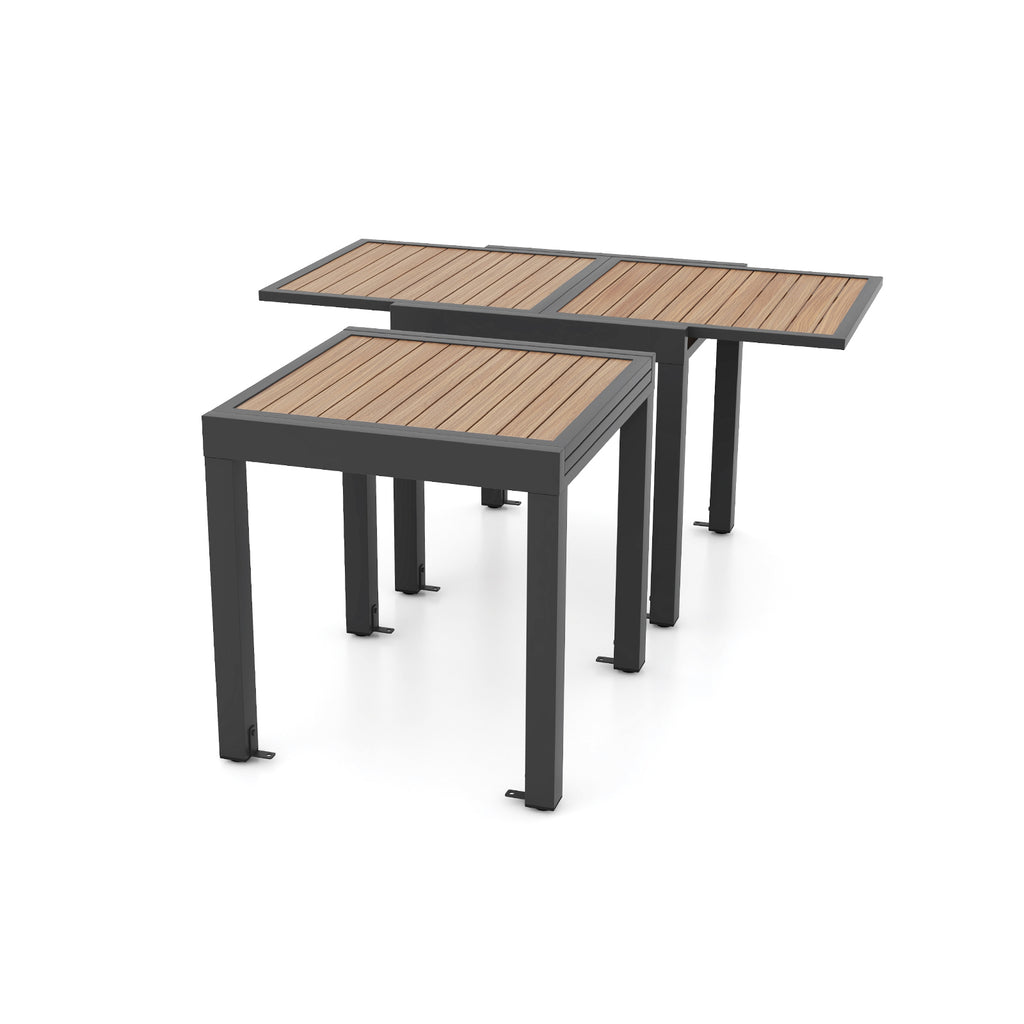 Expandable Patio Dining Table for 4-6 People