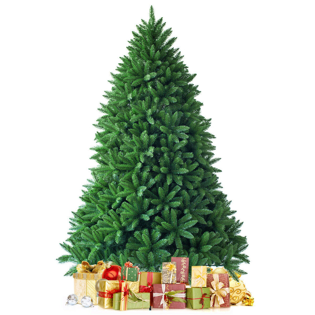 Artificial Christmas Tree 6 Feet with 1250 Branch Tips, Foldable Base