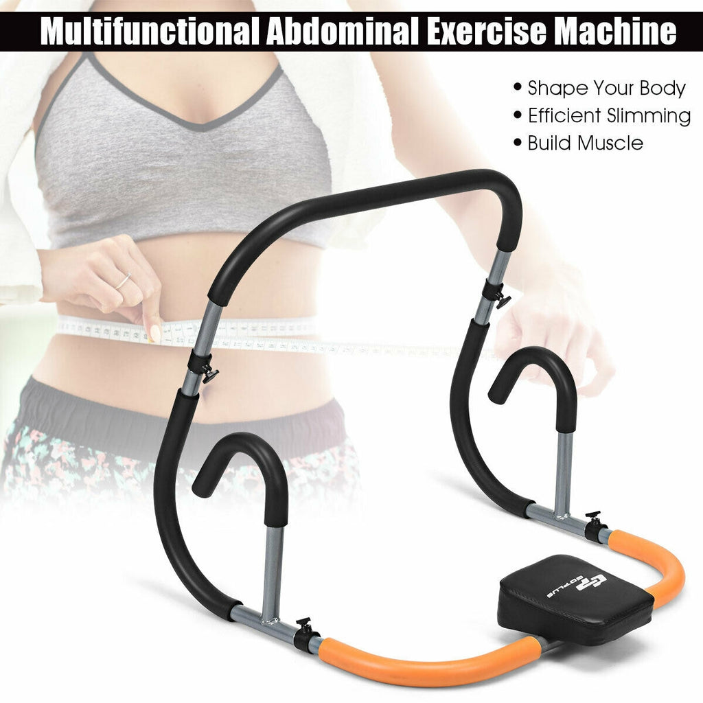 Portable Ab Exercise Cruncher for Home Gym - Durable Steel Body