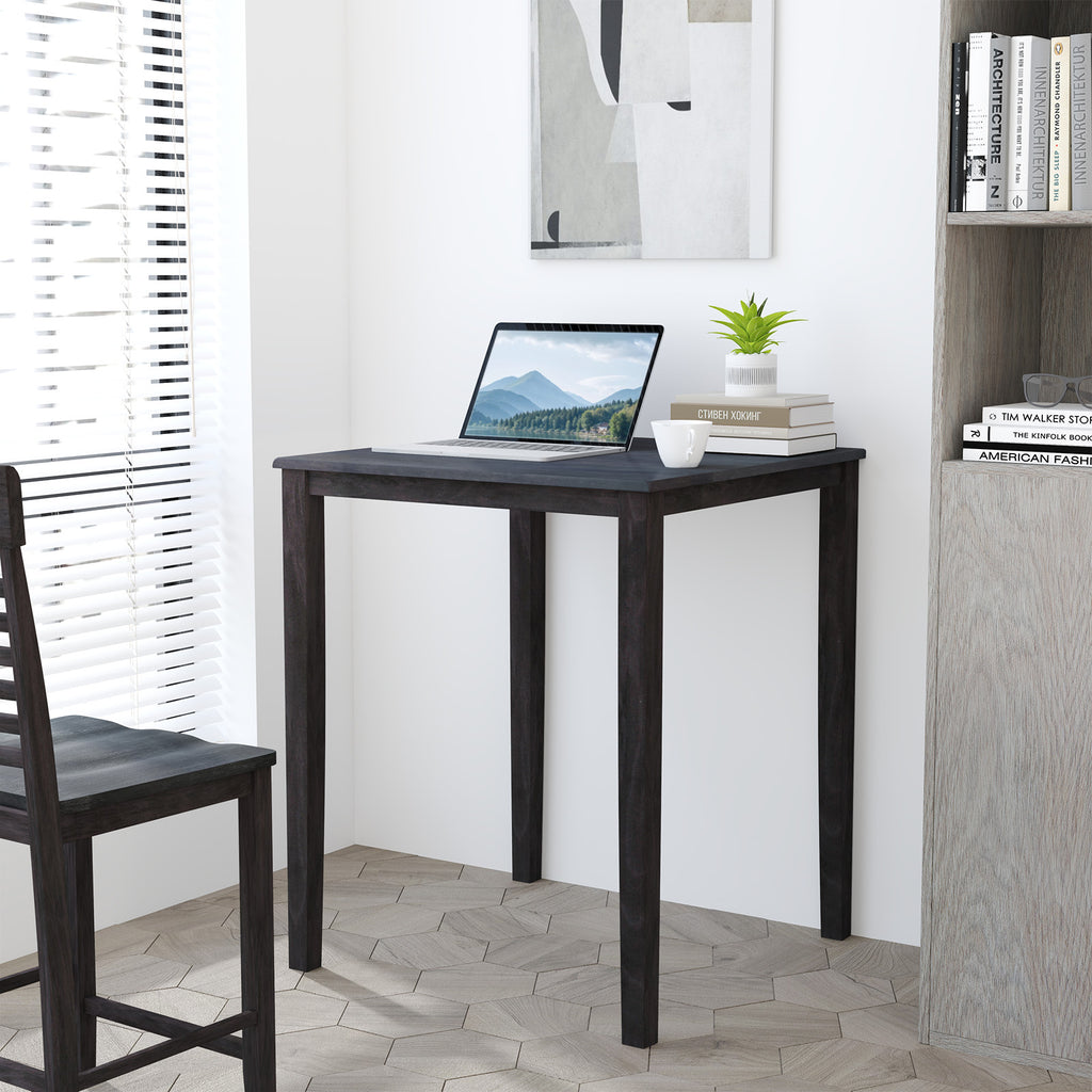 Square Dining Table for 4 - Gray Wood