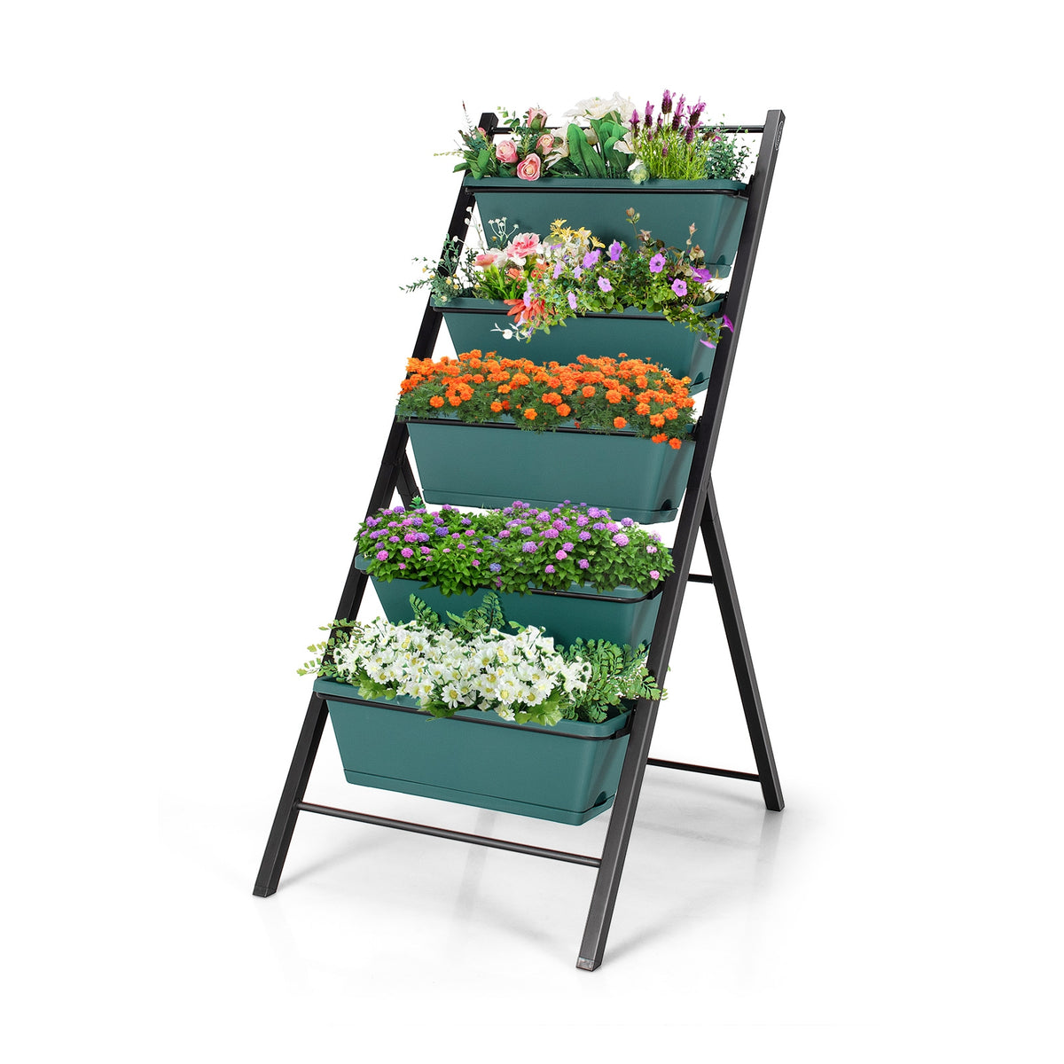 5-Tier Vertical Garden Planter Box - Green