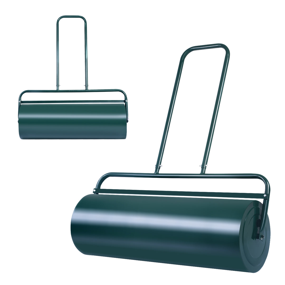 36 x 12 Inch Push Lawn Roller Water Filled - Green