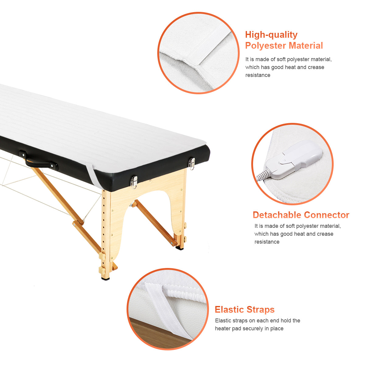 Massage Table Warmer with Auto-Off Protection