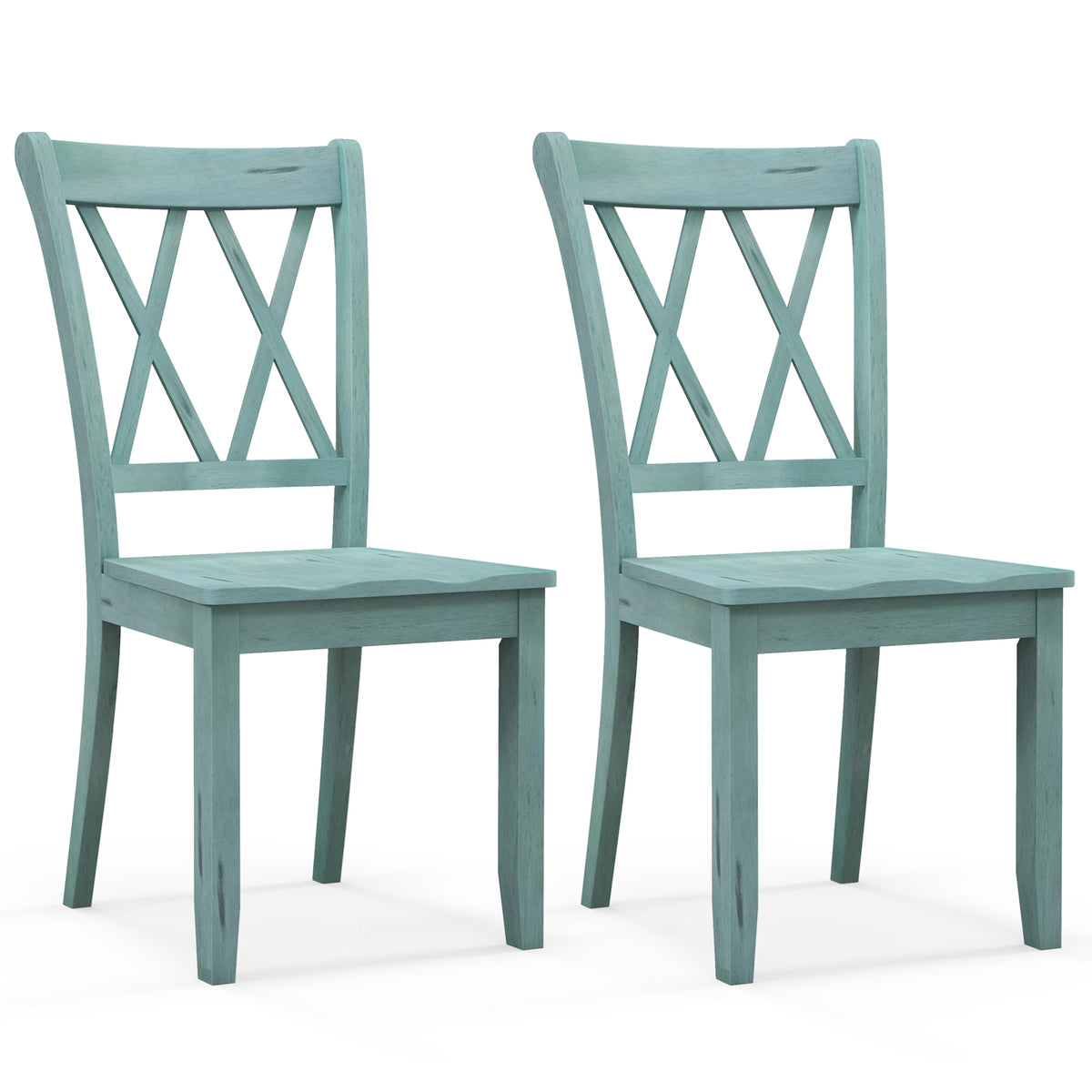 Farmhouse Kitchen Chairs, Set of 2 - Style 2