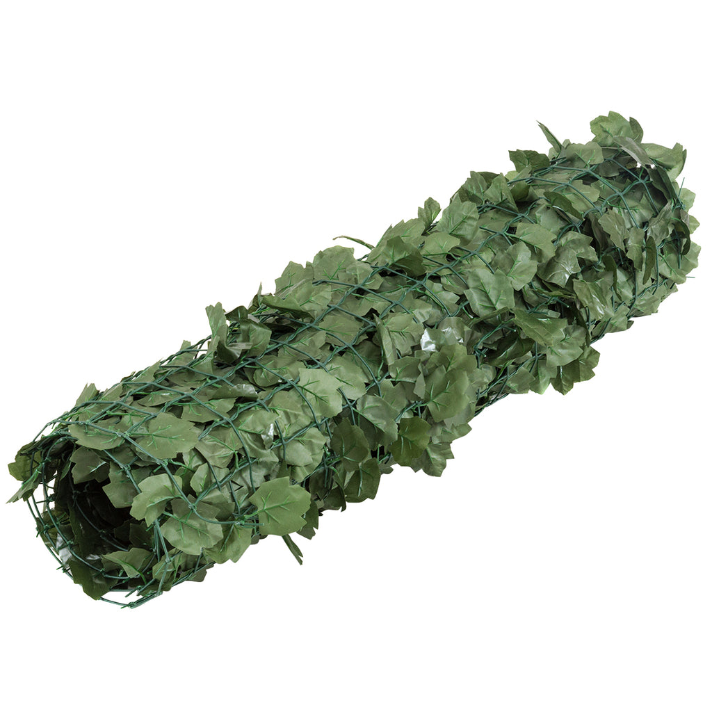 Faux Ivy Leaf Decorative Privacy Fence - Green, Indoor/Outdoor, M Variation