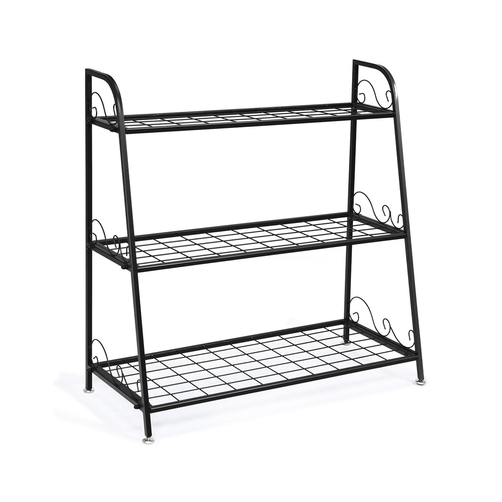 3-Tier Metal Plant Stand Shelf Display Rack for Plants Shoes Flower