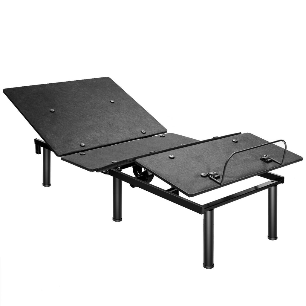 Ergonomic Adjustable Bed Base with Head and Foot Incline - Twin Size, Style A