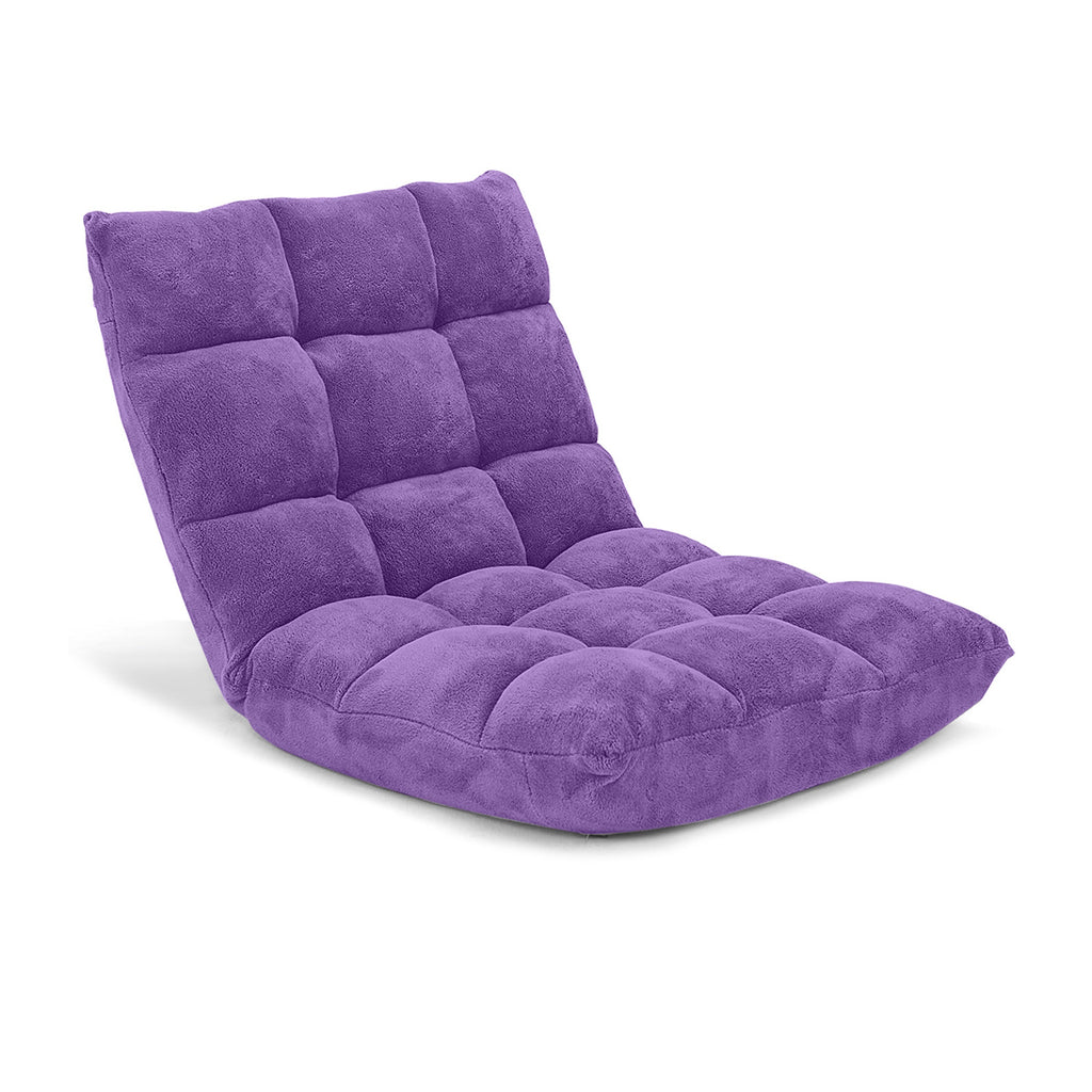 14-Position Adjustable Floor Chair, Purple