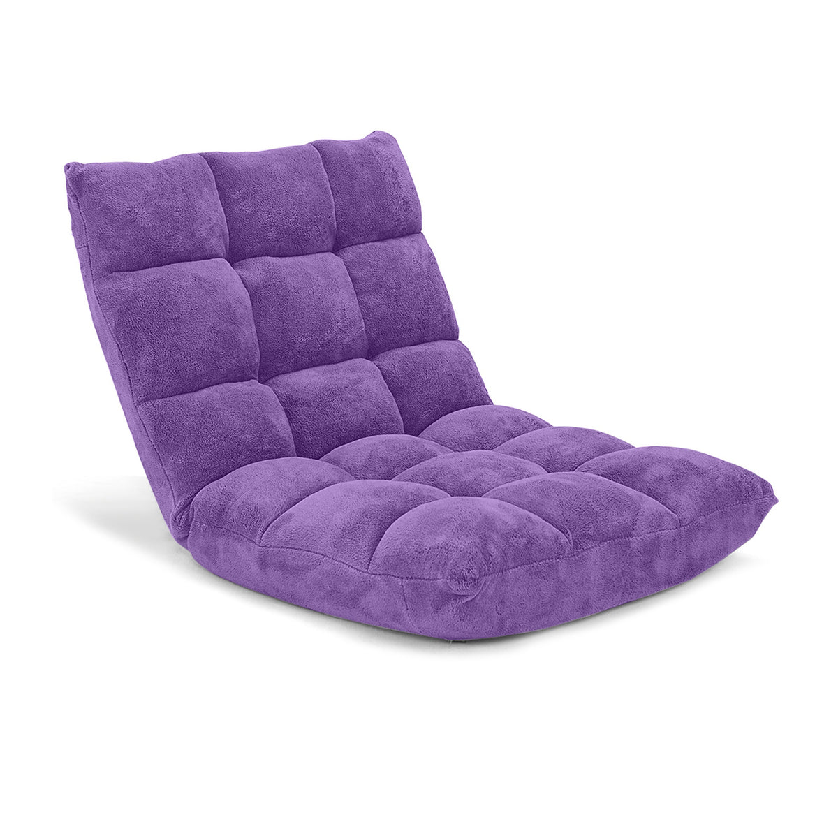 14-Position Adjustable Floor Chair, Purple
