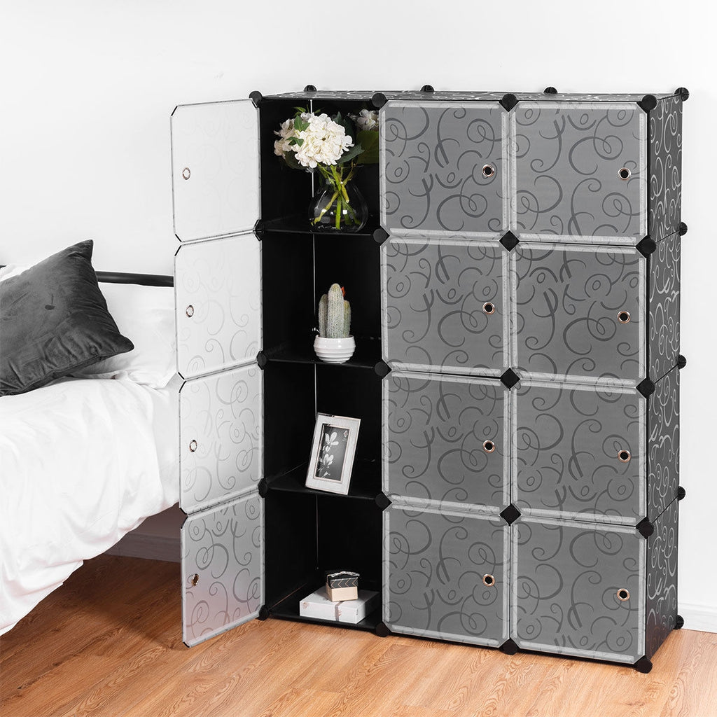 12-Cube Portable Closet Storage Organizer - DIY