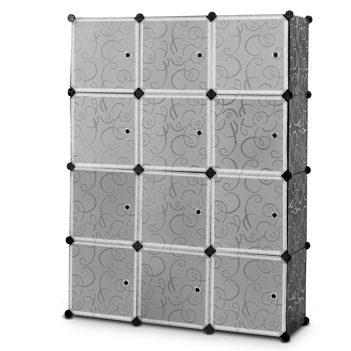 12-Cube Portable Closet Storage Organizer - DIY