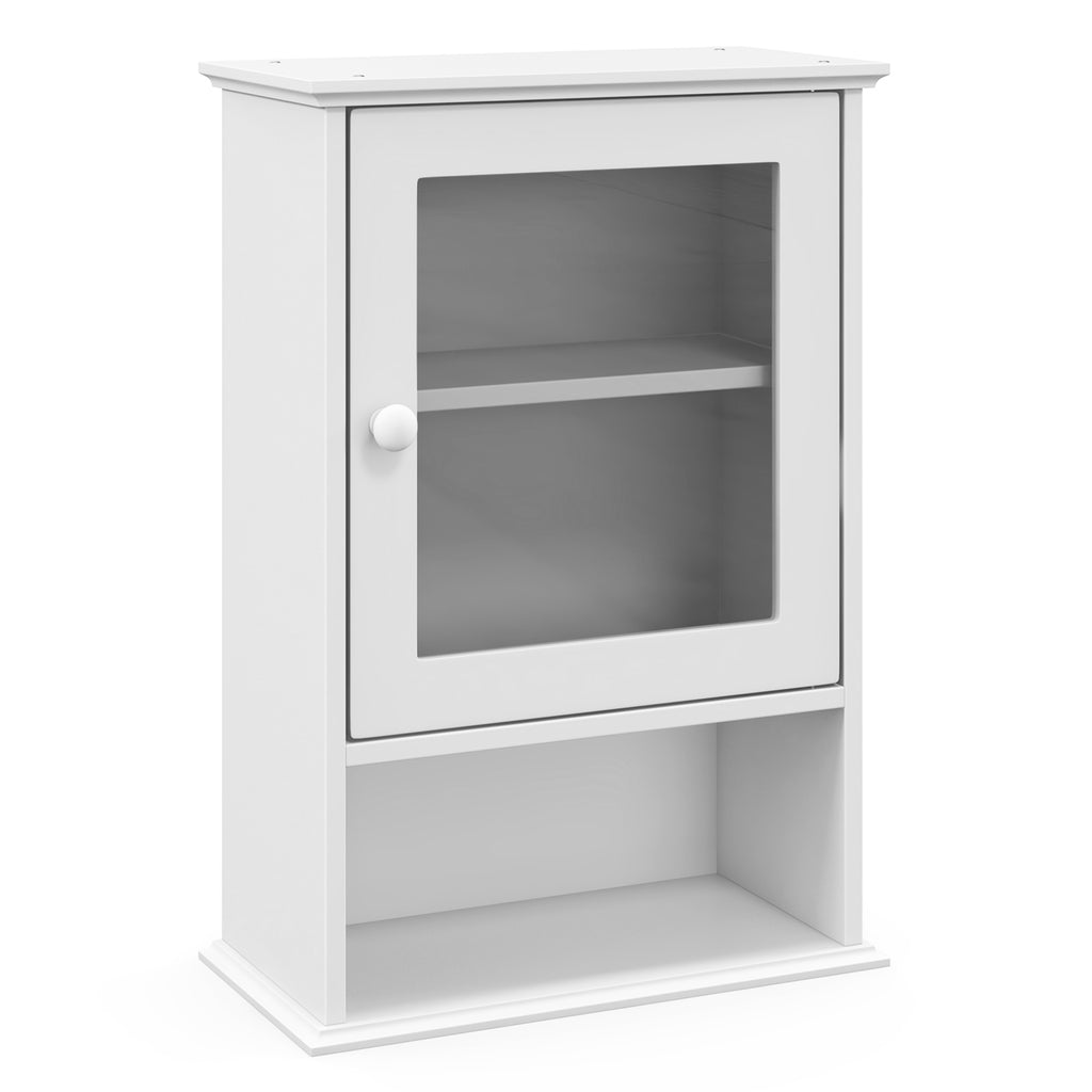 Wall Mounted Adjustable Hanging Storage Medicine Cabinet with Open