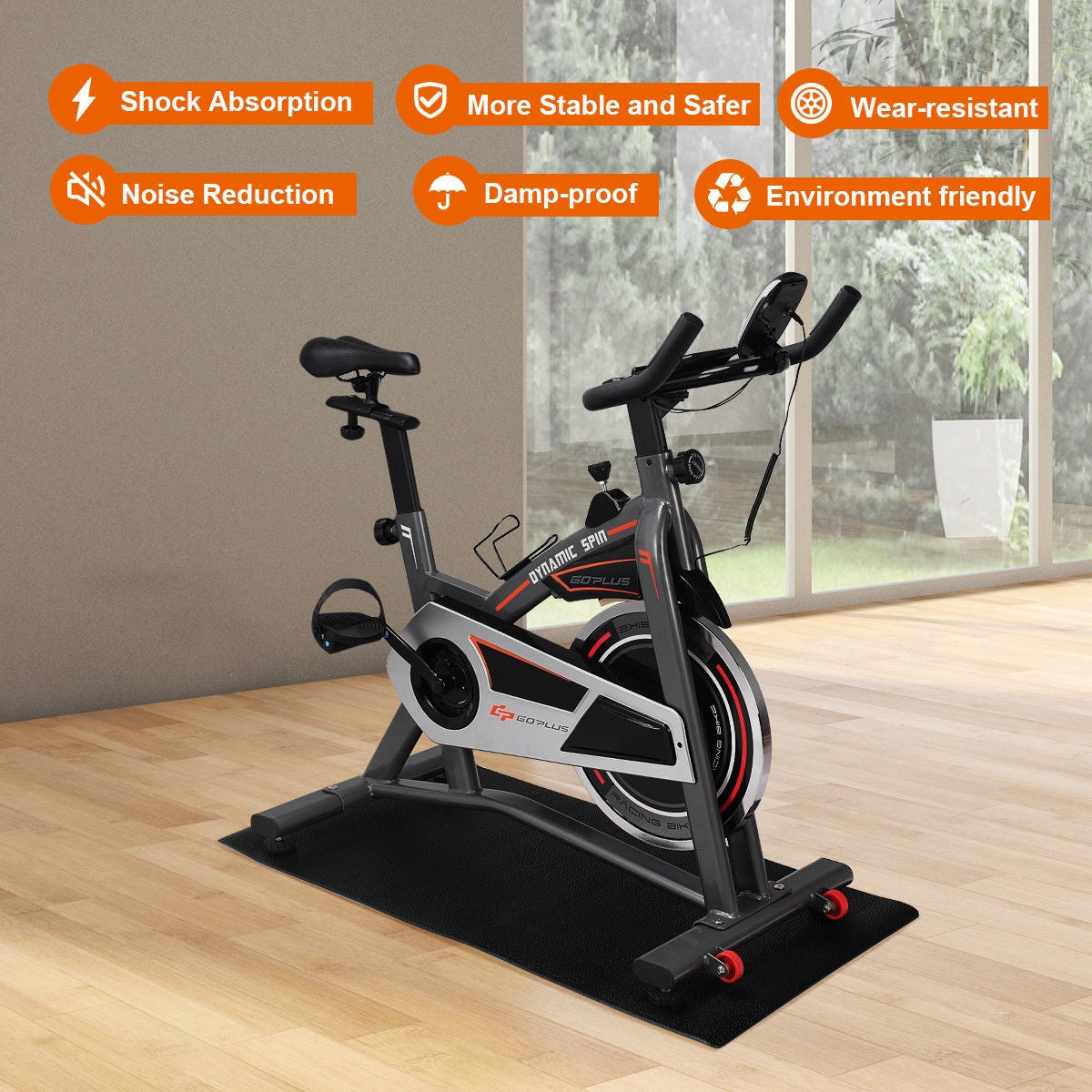 47/59/78 Inch Thick Exercise Equipment Mat for Home & Gym Floor Protection - Variation of THIS listing