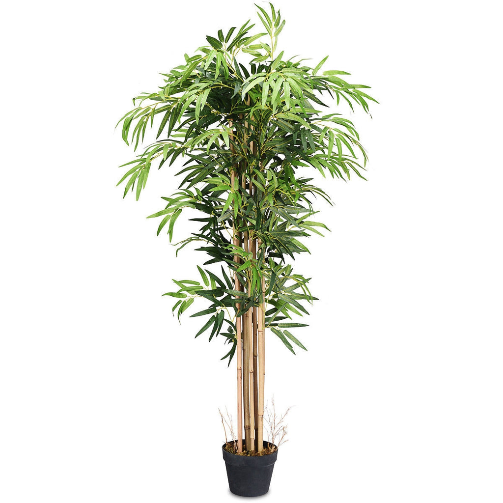 5 Feet Artificial Bamboo Tree - Indoor Outdoor Decorative Plant