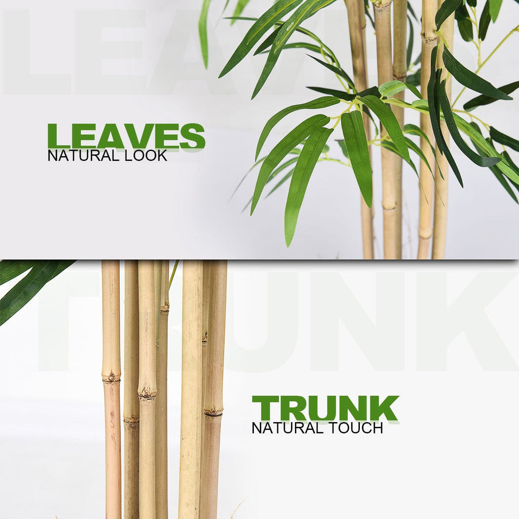 5 Feet Artificial Bamboo Tree - Indoor Outdoor Decorative Plant