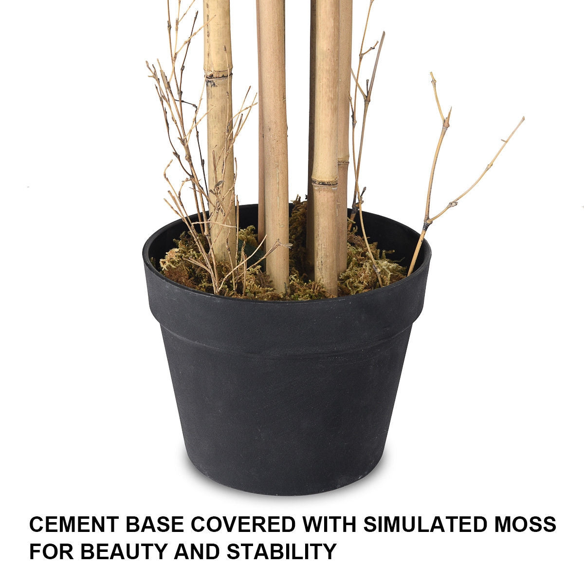 5 Feet Artificial Bamboo Tree - Indoor Outdoor Decorative Plant