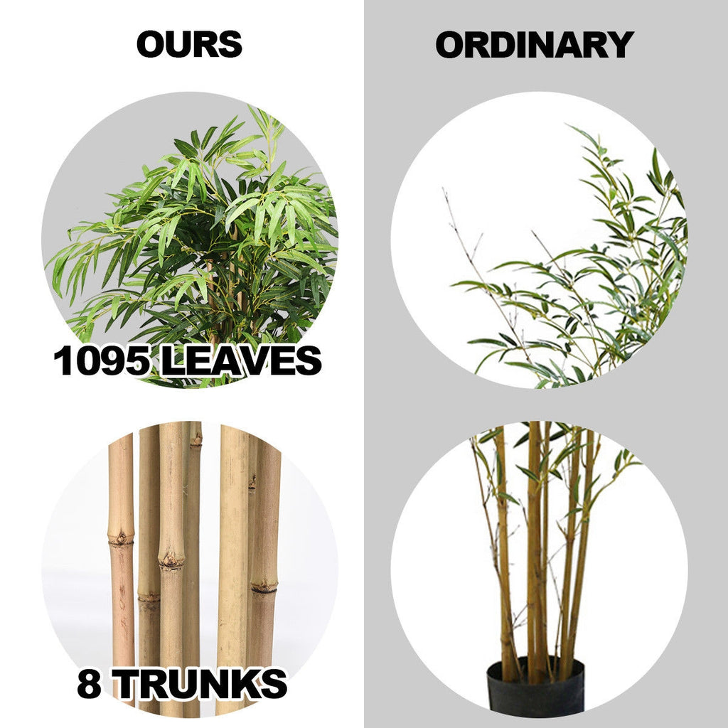 5 Feet Artificial Bamboo Tree - Indoor Outdoor Decorative Plant