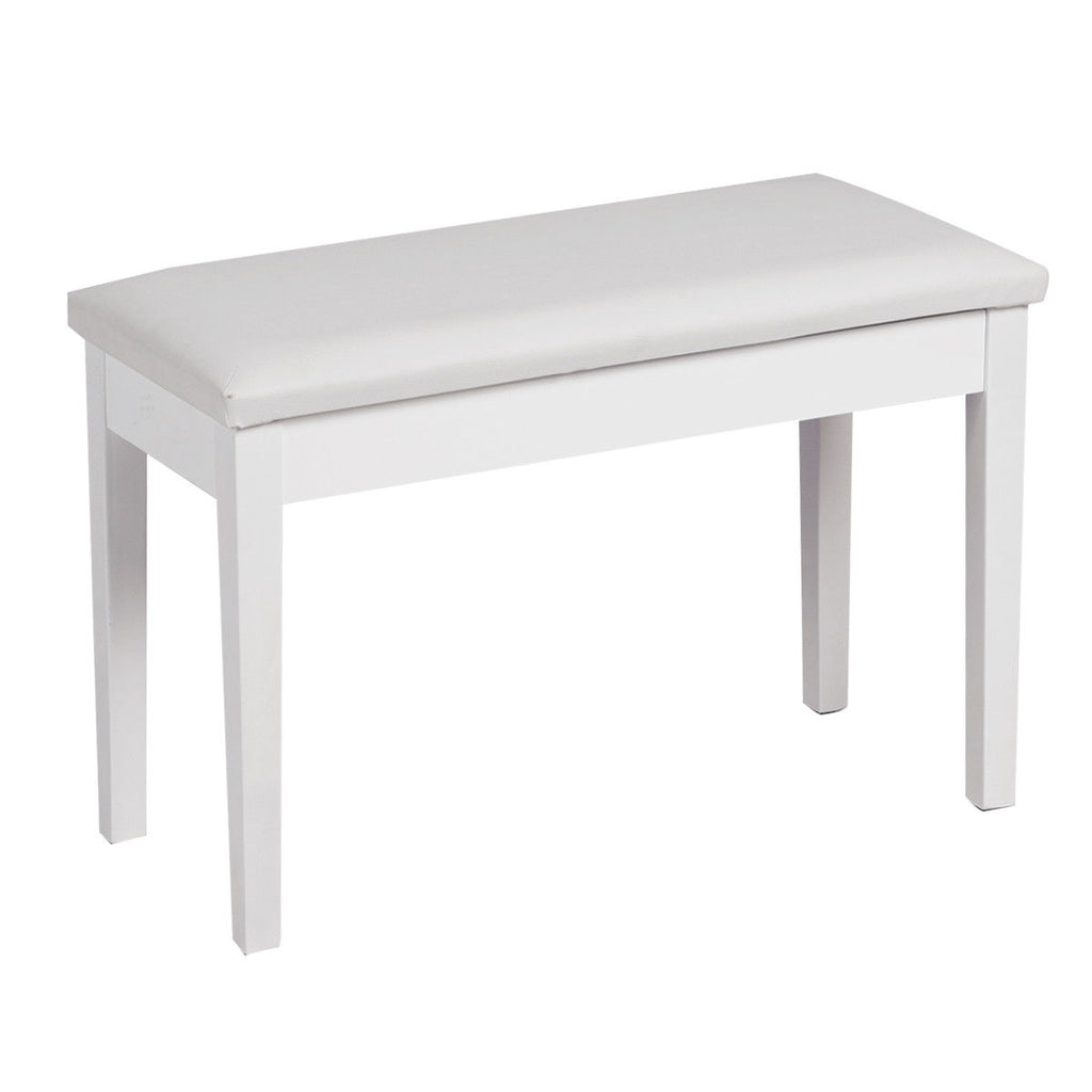 Upholstered Entryway Bench Footstool with Wood Legs