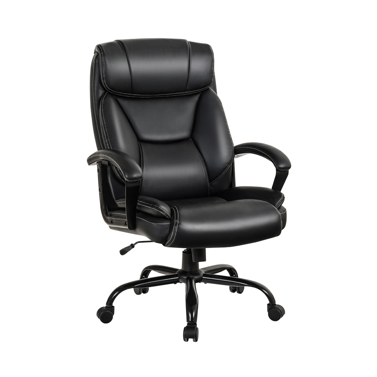 Massage Office Chair with 6 Vibrating Points - Black