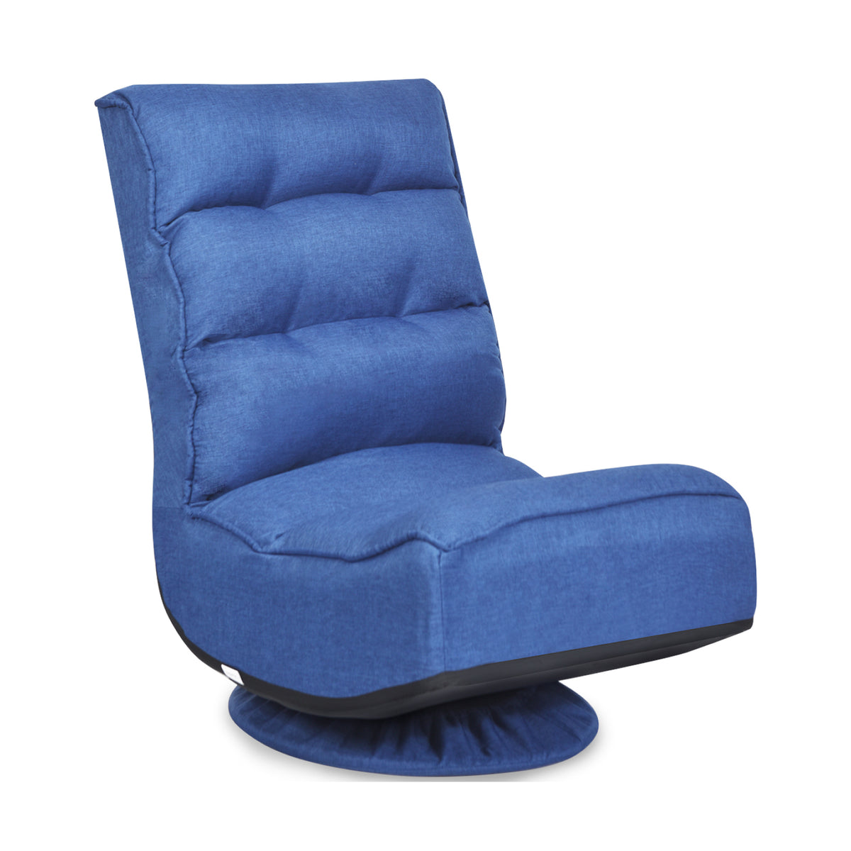 360-Degree Swivel Folding Gaming Chair - Navy
