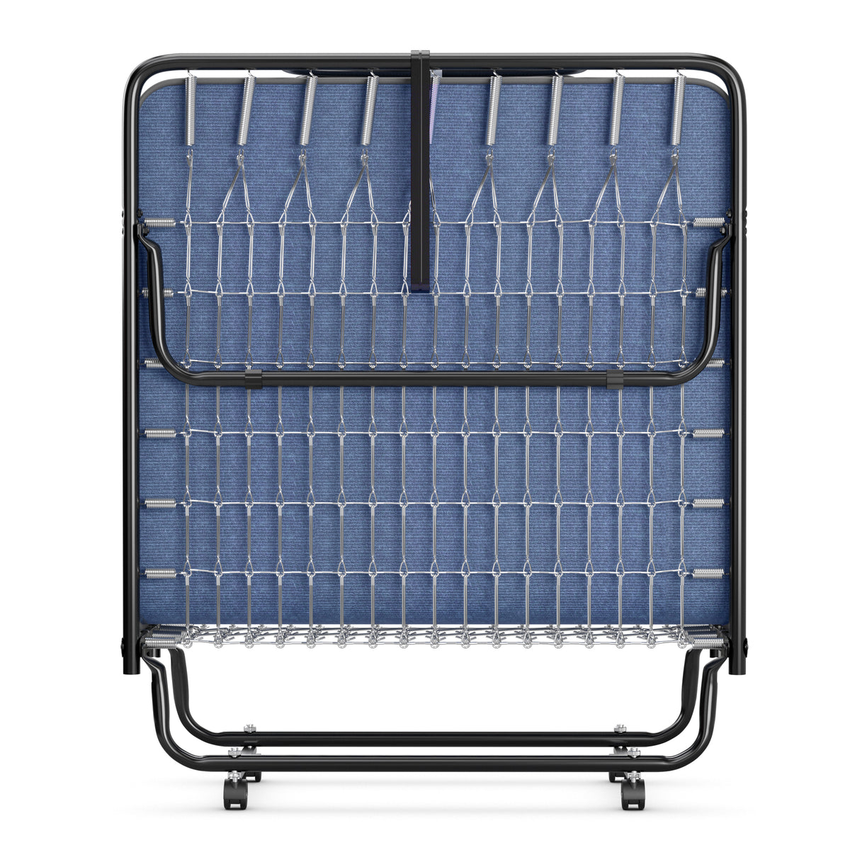 Rollaway Guest Bed with Memory Foam Mattress - Navy