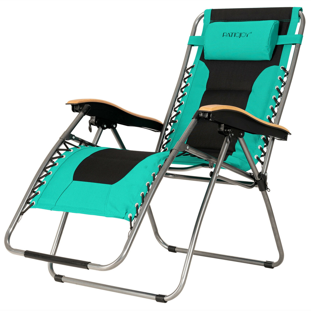 Oversize Folding Adjustable Padded Zero Gravity Lounge Chair