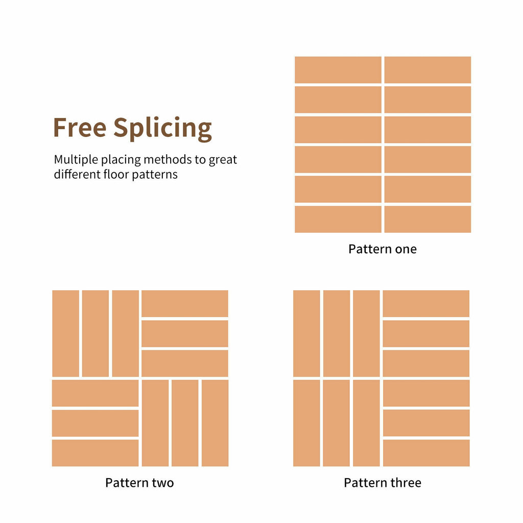 Interlocking Acacia Wood Patio Deck Tiles - Checker Pattern, 27 Pack, 12x12 Inches