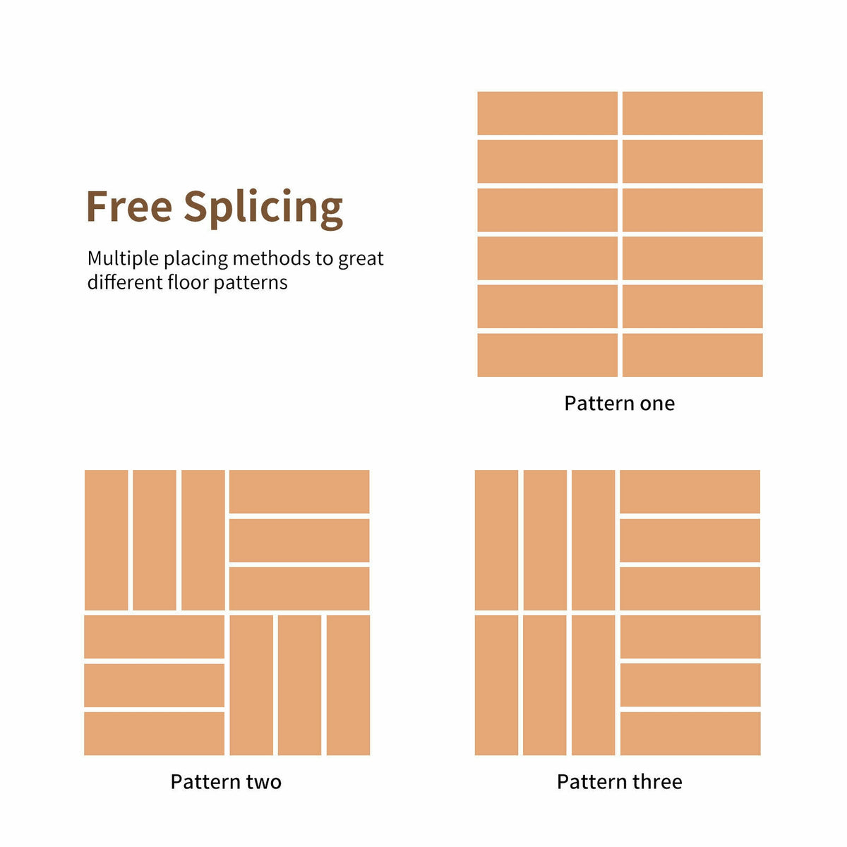 Interlocking Acacia Wood Patio Deck Tiles - Checker Pattern, 27 Pack, 12x12 Inches