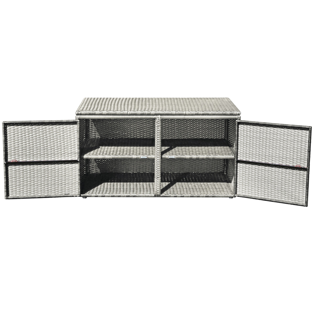 88 Gallon Rattan Storage Box - Outdoor Patio Bench