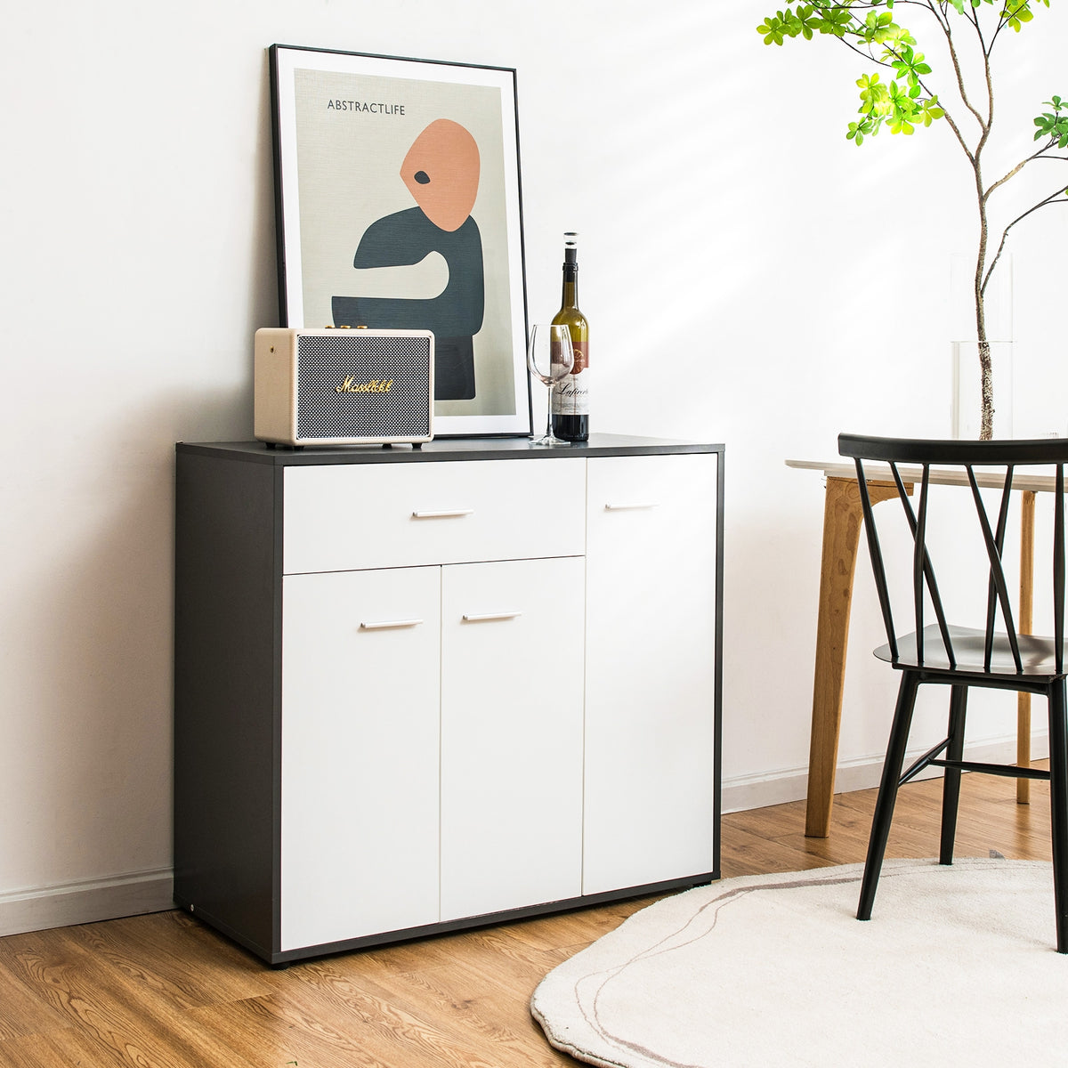 Sideboard Storage Cabinet with Spacious Top