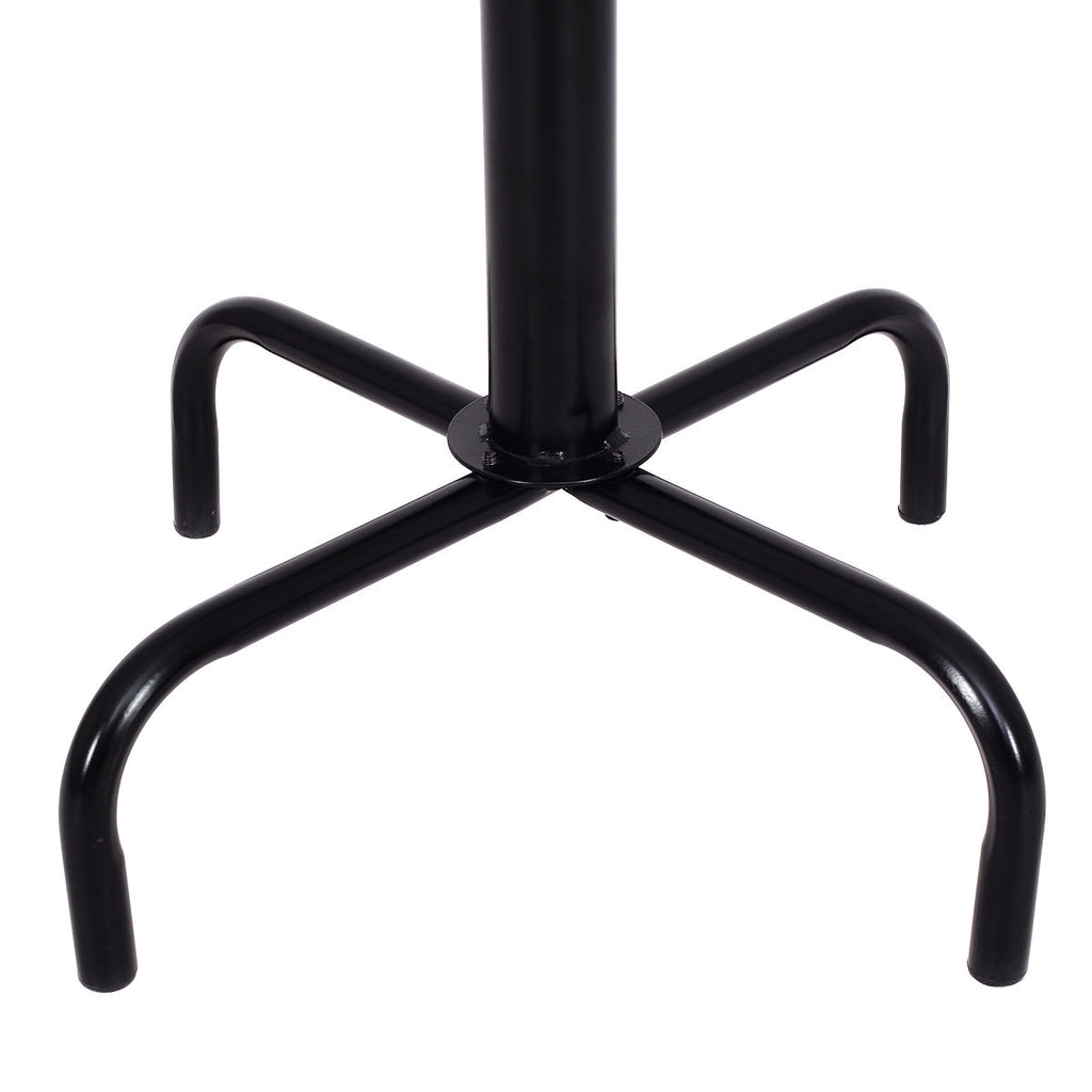 Metal Coat Rack with 12 Hooks - Free-Standing